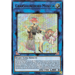 Yu-Gi-Oh TCG DAMA-EN048 UR GranSolfachord Musecia Dawn of Majesty