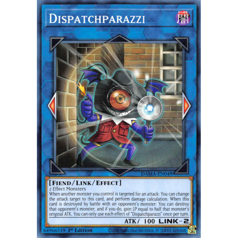 Yu-Gi-Oh TCG DAMA-EN049 C Dispatchparazzi Dawn of Majesty
