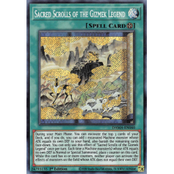 Yu-Gi-Oh TCG DAMA-EN060 SE Sacred Scrolls of the Gizmek Legend Dawn of Majesty