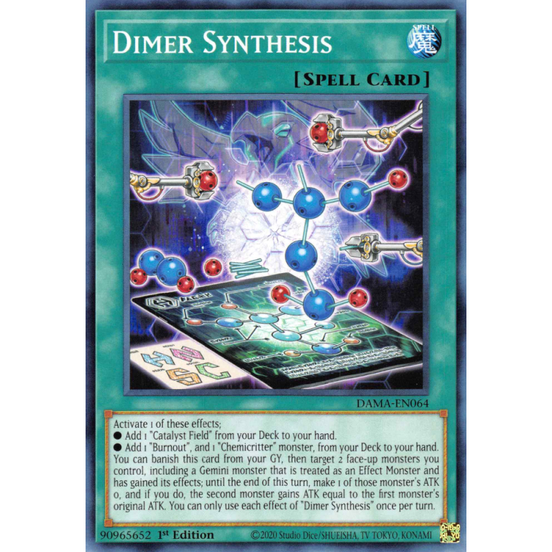 Yu-Gi-Oh TCG DAMA-EN064 C Dimer Synthesis Dawn of Majesty