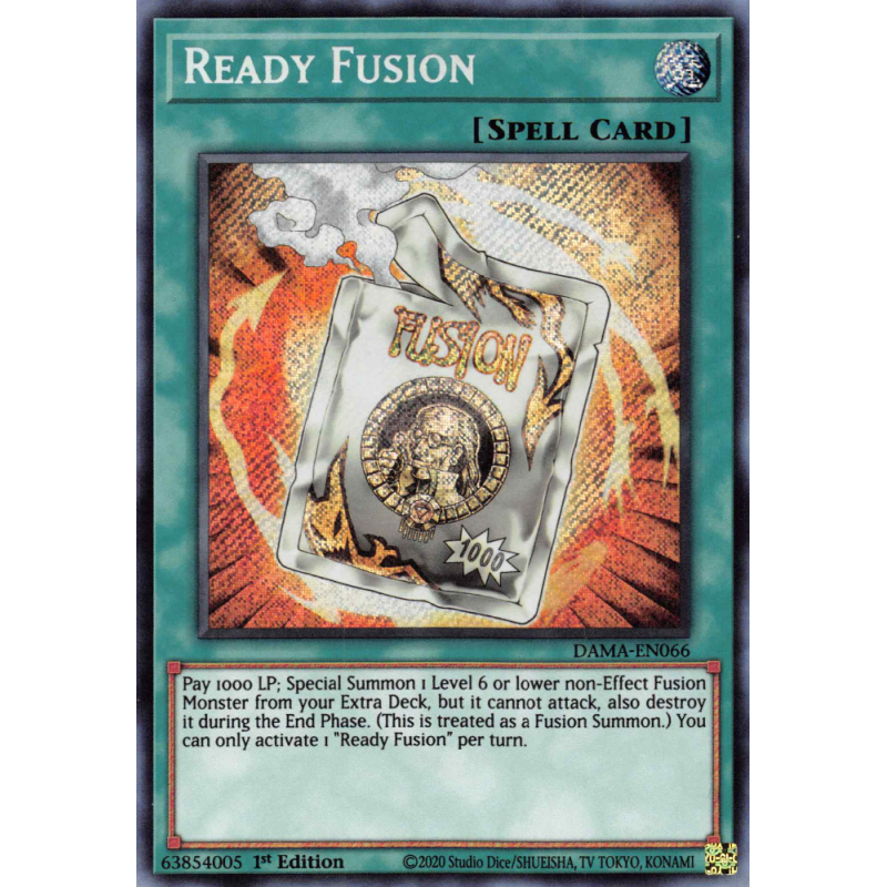Yu-Gi-Oh TCG DAMA-EN066 SE Ready Fusion Dawn of Majesty