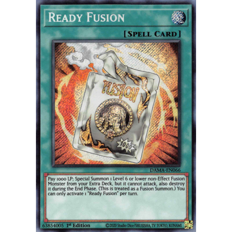 Yu-Gi-Oh TCG DAMA-EN066 SE Ready Fusion Dawn of Majesty