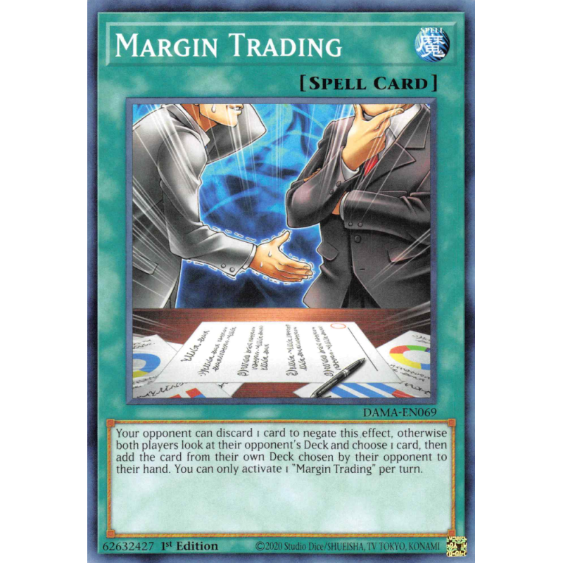 Yu-Gi-Oh TCG DAMA-EN069 C Margin Trading Dawn of Majesty