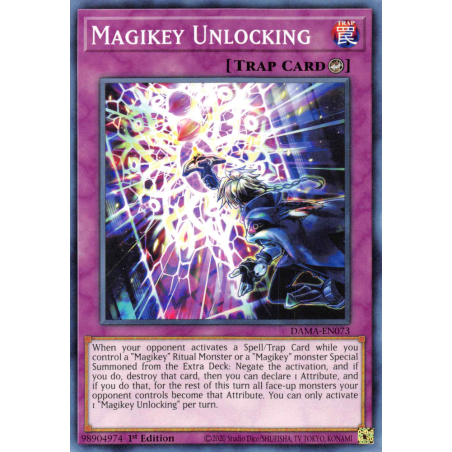 Yu-Gi-Oh TCG DAMA-EN073 C Magikey Unlocking Dawn of Majesty