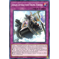 Yu-Gi-Oh TCG DAMA-EN076 C Amaze Attraction Viking Vortex Dawn of Majesty