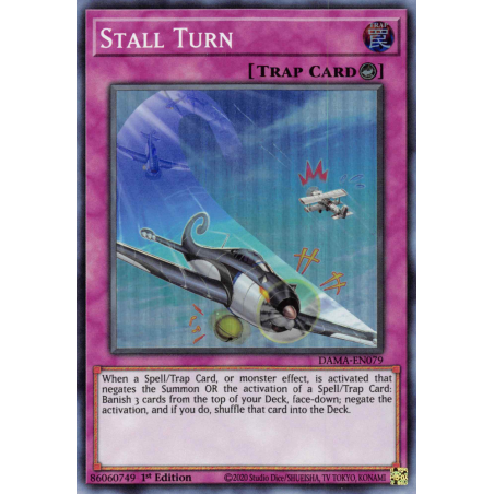 Yu-Gi-Oh TCG DAMA-EN079 SR Stall Turn Dawn of Majesty