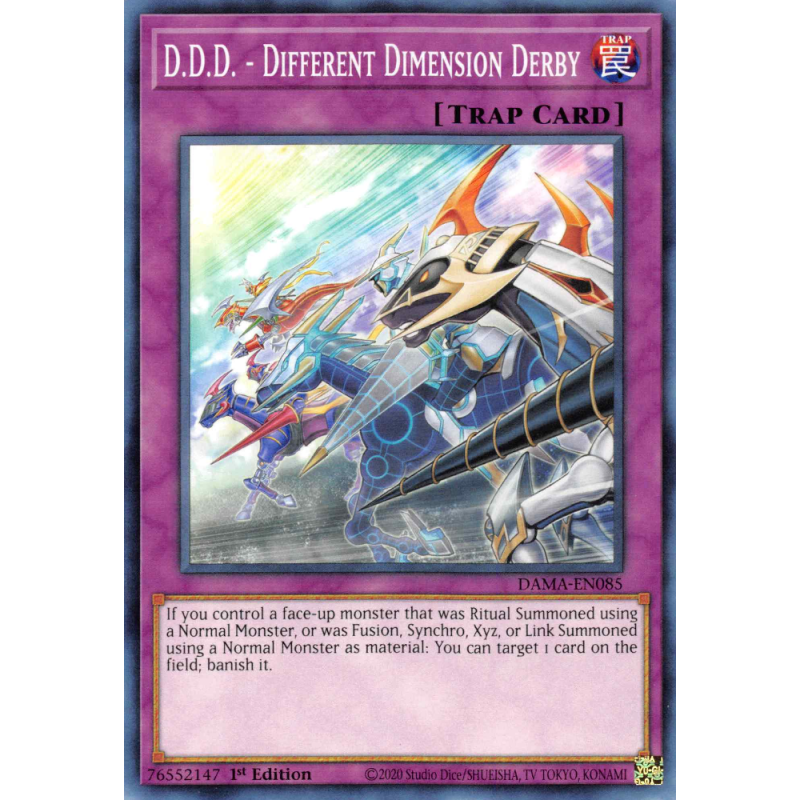 Yu-Gi-Oh TCG DAMA-EN085 C D.D.D. - Different Dimension Derby Dawn of Majesty