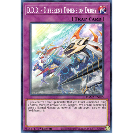 Yu-Gi-Oh TCG DAMA-EN085 C D.D.D. - Different Dimension Derby Dawn of Majesty