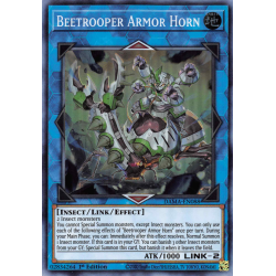 Yu-Gi-Oh TCG DAMA-EN088 SR Beetrooper Armor Horn Dawn of Majesty