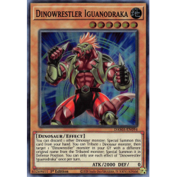 Yu-Gi-Oh TCG DAMA-EN094 SR Dinowrestler Iguanodraka Dawn of Majesty