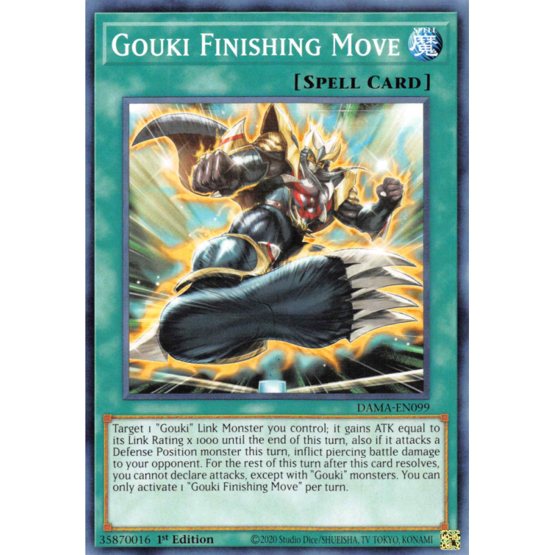 Yu-Gi-Oh TCG DAMA-EN099 C Gouki Finishing Move Dawn of Majesty
