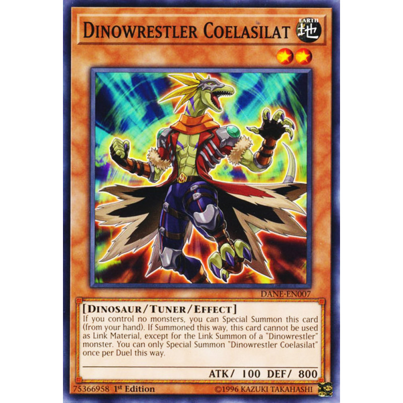 Yu-Gi-Oh TCG DANE-EN007 C Dinowrestler Coelasilat Dark Neostorm