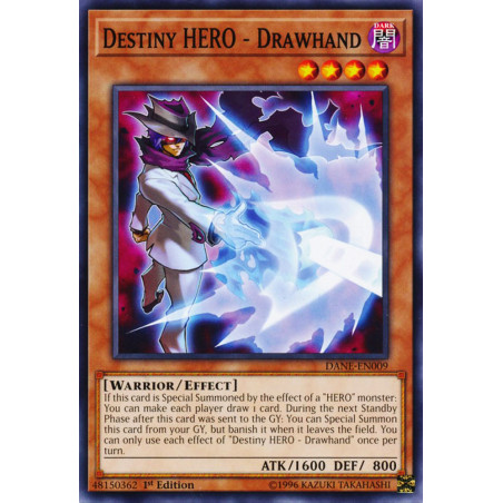 Yu-Gi-Oh TCG DANE-EN009 C Destiny HERO - Drawhand Dark Neostorm