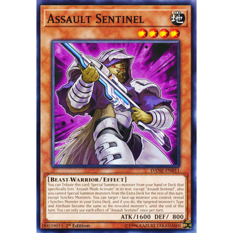 Yu-Gi-Oh TCG DANE-EN011 C Assault Sentinel Dark Neostorm