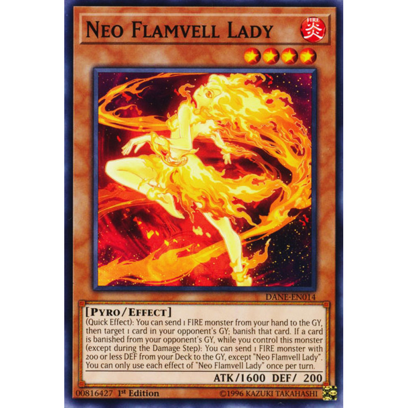 Yu-Gi-Oh TCG DANE-EN014 C Neo Flamvell Lady Dark Neostorm