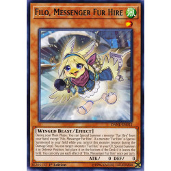 Yu-Gi-Oh TCG DANE-EN015 R Filo, Messenger Fur Hire Dark Neostorm