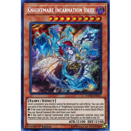 Yu-Gi-Oh TCG DANE-EN017 SE Knightmare Incarnation Idlee Dark Neostorm
