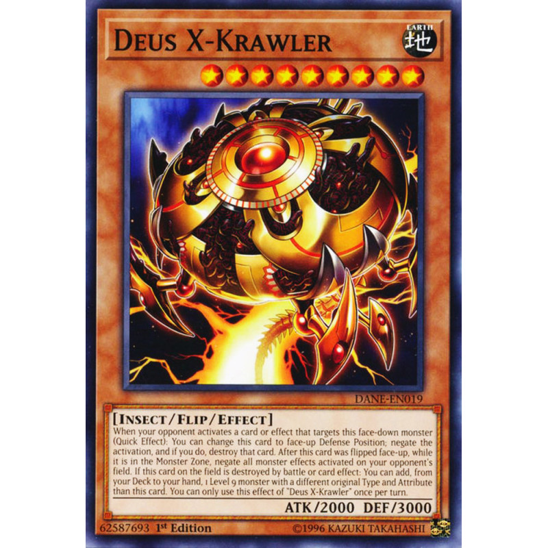 Yu-Gi-Oh TCG DANE-EN019 C Deus X-Krawler Dark Neostorm