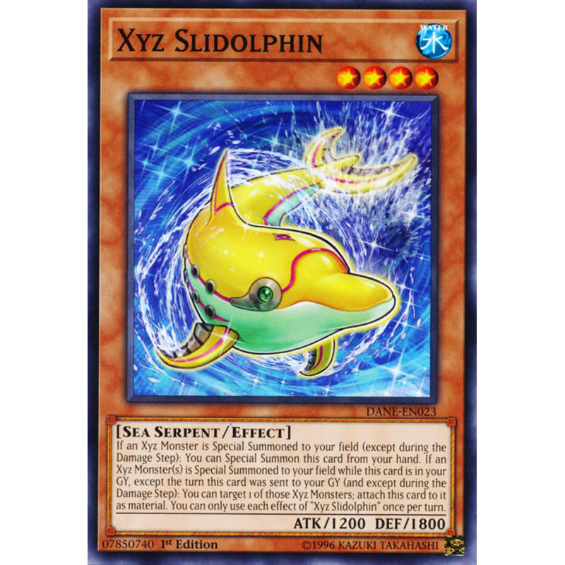 Yu-Gi-Oh TCG DANE-EN023 C Xyz Slidolphin Dark Neostorm