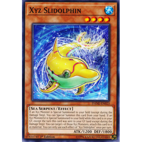 Yu-Gi-Oh TCG DANE-EN023 C Xyz Slidolphin Dark Neostorm