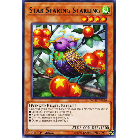 Yu-Gi-Oh TCG DANE-EN024 R Star Staring Starling Dark Neostorm