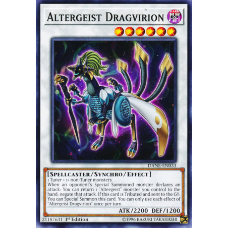 Yu-Gi-Oh TCG DANE-EN033 C Altergeist Dragvirion Dark Neostorm