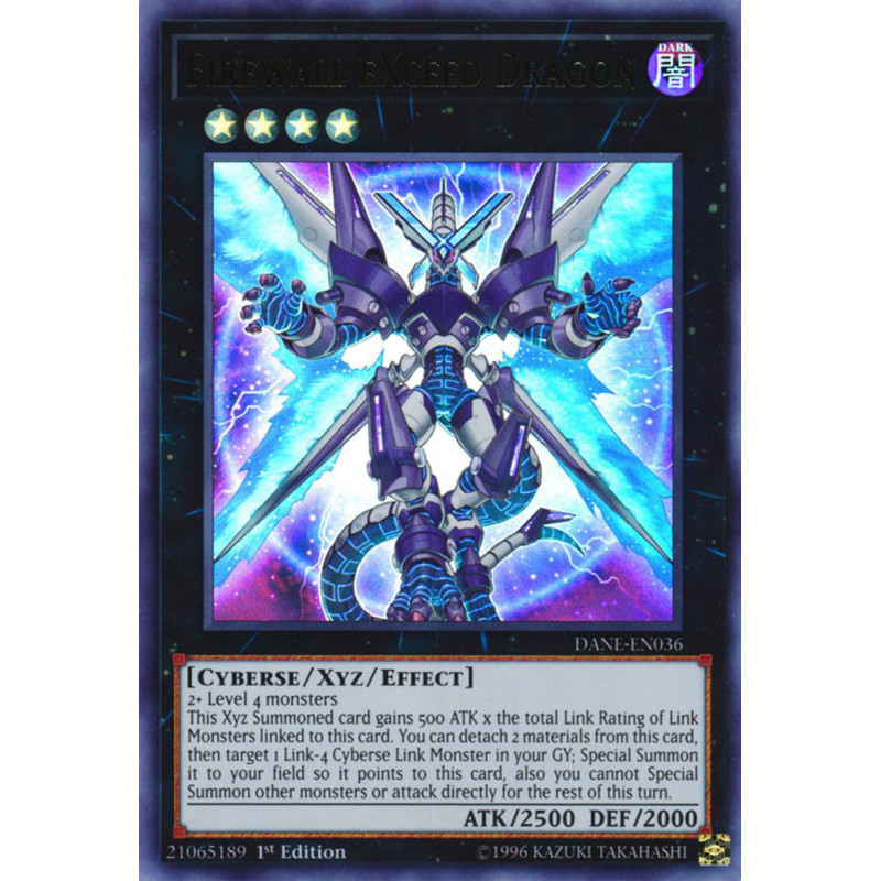 Yu-Gi-Oh TCG DANE-EN036 UR Firewall eXceed Dragon Dark Neostorm