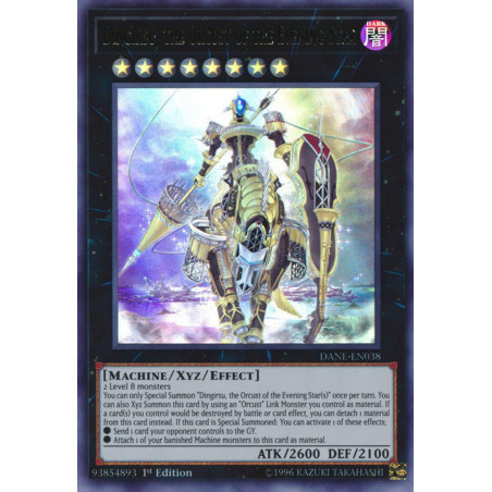 Yu-Gi-Oh TCG DANE-EN038 UR Dingirsu, the Orcust of the Evening Star Dark Neostorm
