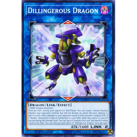 Yu-Gi-Oh TCG DANE-EN041 C Dillingerous Dragon Dark Neostorm