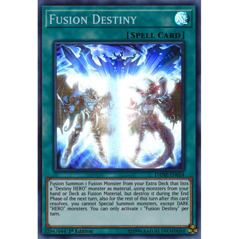 Yu-Gi-Oh TCG DANE-EN054 SR Fusion Destiny Dark Neostorm