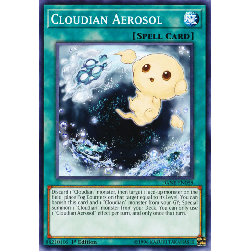Yu-Gi-Oh TCG DANE-EN058 C Cloudian Aerosol Dark Neostorm