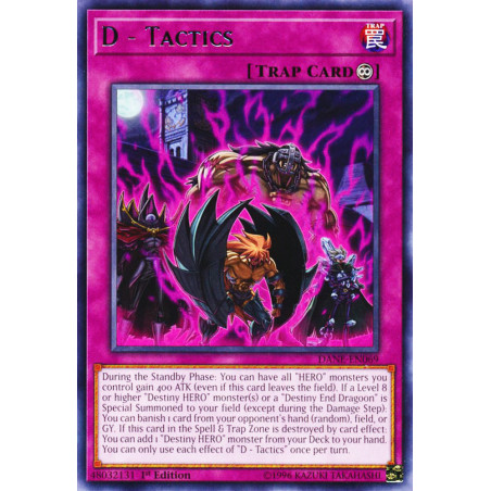 Yu-Gi-Oh TCG DANE-EN069 R D - Tactics Dark Neostorm