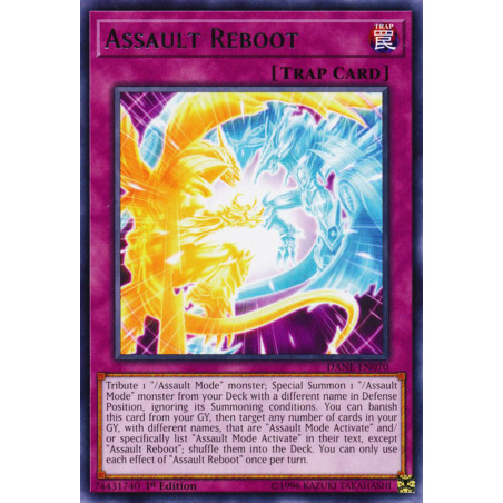 Yu-Gi-Oh TCG DANE-EN070 R Assault Reboot Dark Neostorm