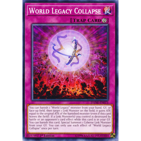 Yu-Gi-Oh TCG DANE-EN075 C World Legacy Collapse Dark Neostorm