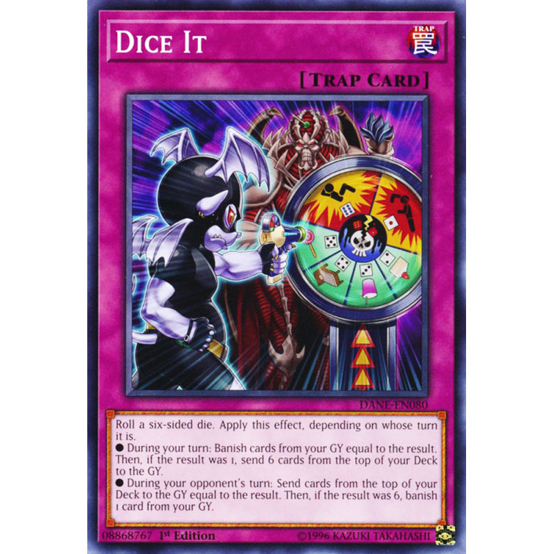 Yu-Gi-Oh TCG DANE-EN080 C Dice It Dark Neostorm