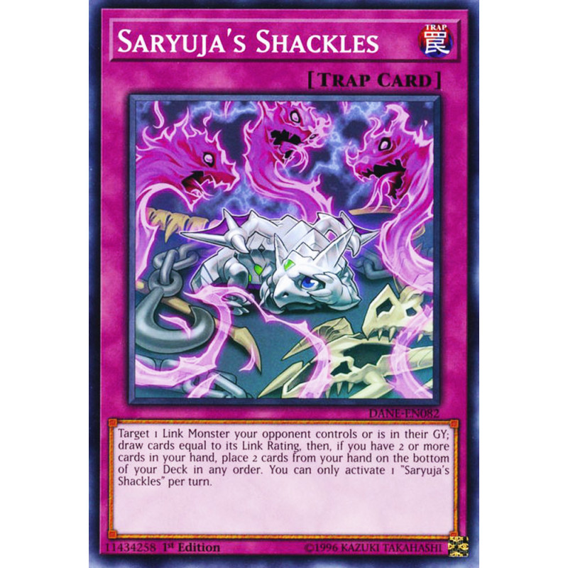 Yu-Gi-Oh TCG DANE-EN082 C Saryuja's Shackles Dark Neostorm