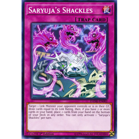 Yu-Gi-Oh TCG DANE-EN082 C Saryuja's Shackles Dark Neostorm