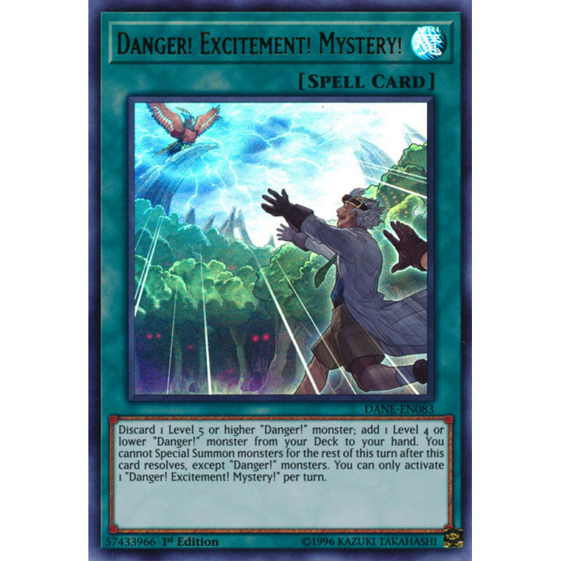Yu-Gi-Oh TCG DANE-EN083 UR Danger! Excitement! Mystery! Dark Neostorm