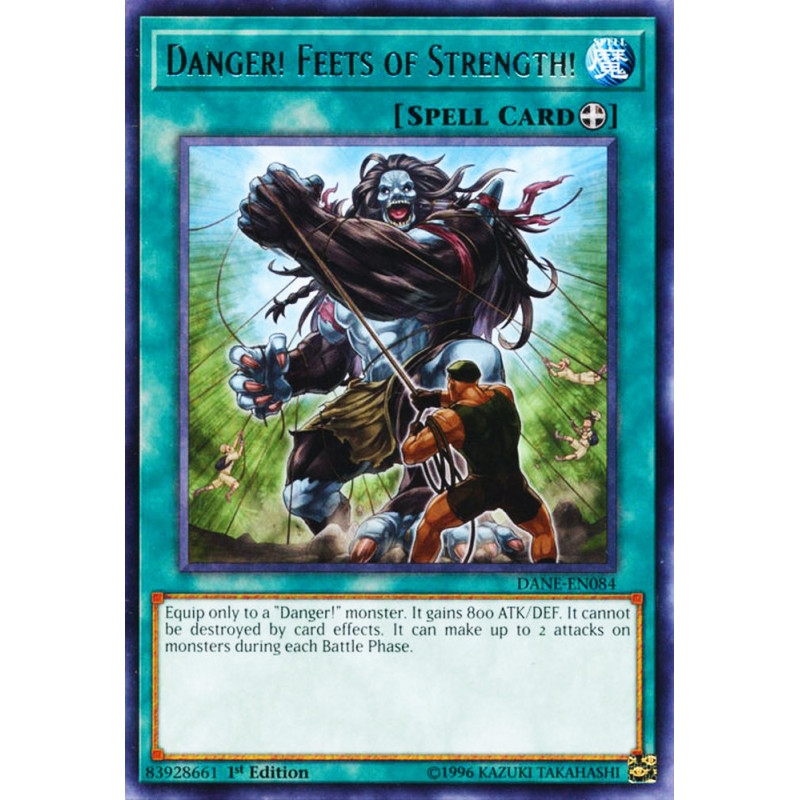 Yu-Gi-Oh TCG DANE-EN084 R Danger! Feets of Strength! Dark Neostorm