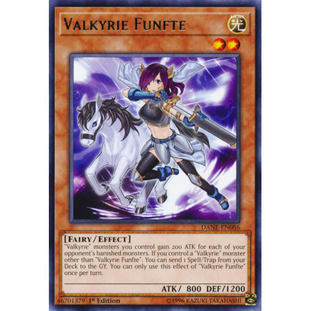 Yu-Gi-Oh TCG DANE-EN086 R Valkyrie Funfte Dark Neostorm