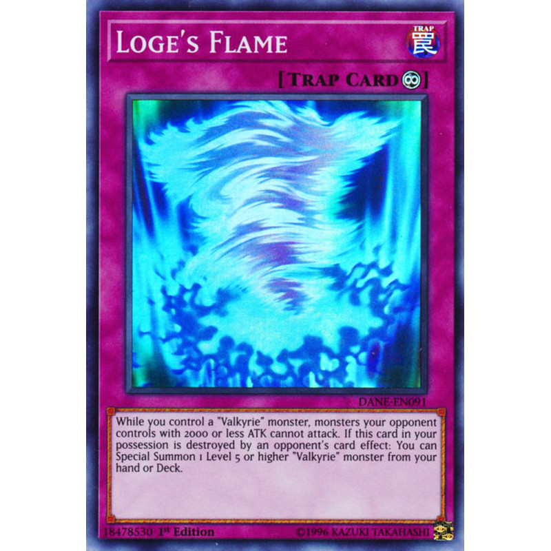 Yu-Gi-Oh TCG DANE-EN091 SR Loge's Flame Dark Neostorm