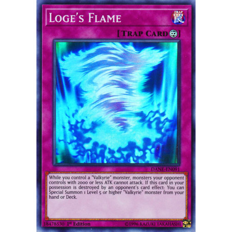 Yu-Gi-Oh TCG DANE-EN091 SR Loge's Flame Dark Neostorm