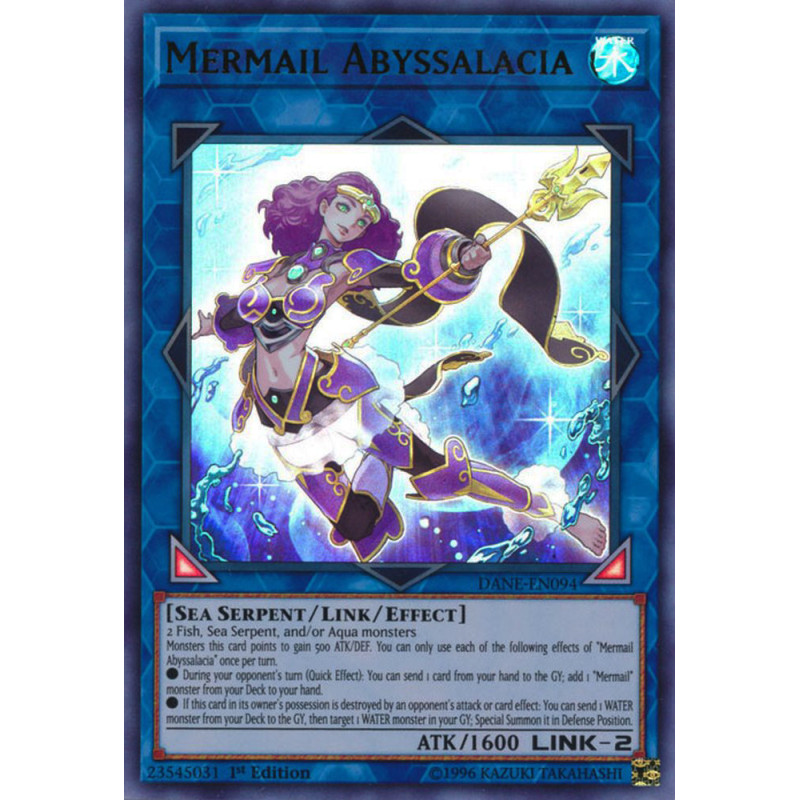 Yu-Gi-Oh TCG DANE-EN094 UR Mermail Abyssalacia Dark Neostorm