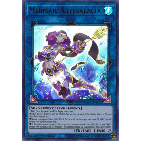 Yu-Gi-Oh TCG DANE-EN094 UR Mermail Abyssalacia Dark Neostorm