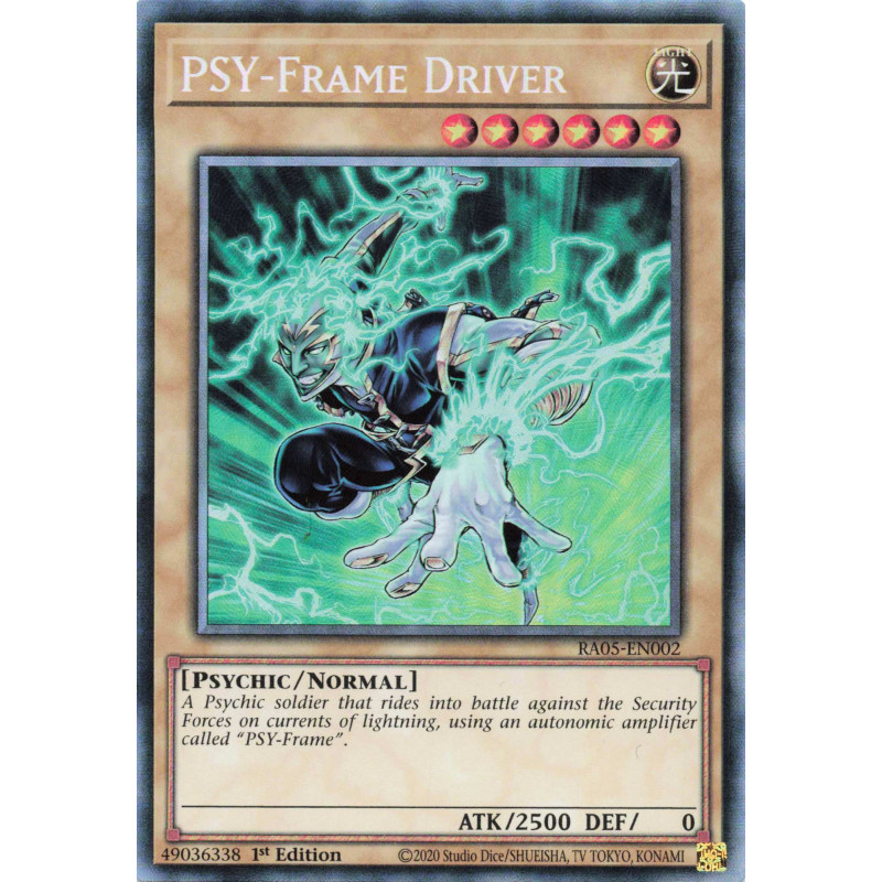 Yu-Gi-Oh TCG RA05-EN002 CR PSY-Frame Driver Collector's Rare Rarity Collection 5