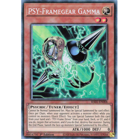 Yu-Gi-Oh TCG RA05-EN006 CR PSY-Framegear Gamma Collector's Rare Rarity Collection 5