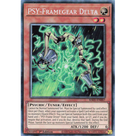 Yu-Gi-Oh TCG RA05-EN007 CR PSY-Framegear Delta Collector's Rare Rarity Collection 5