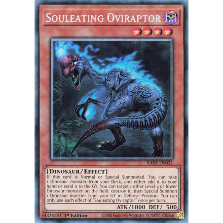 Yu-Gi-Oh TCG RA05-EN011 CR Souleating Oviraptor Collector's Rare Rarity Collection 5