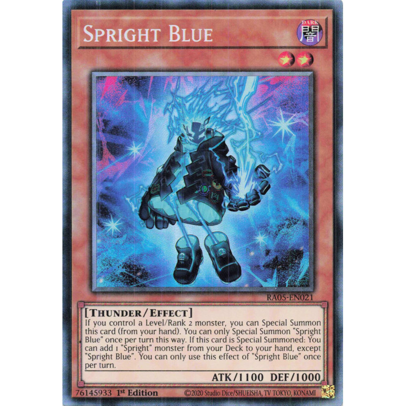 Yu-Gi-Oh TCG RA05-EN021 CR Spright Blue Collector's Rare Rarity Collection 5