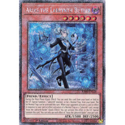 Yu-Gi-Oh TCG RA05-EN028 PS Arias the Labrynth Butler Platinum Secret Rare Rarity Collection 5